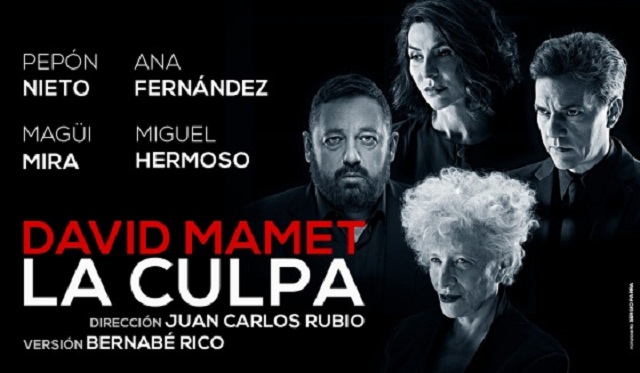 "La culpa"de David Mamet, con Juan Carlos Rubio