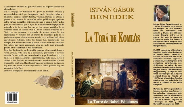 "La Torá de Komlós" de István Gábor Benedek, con su editor Juan Zapato