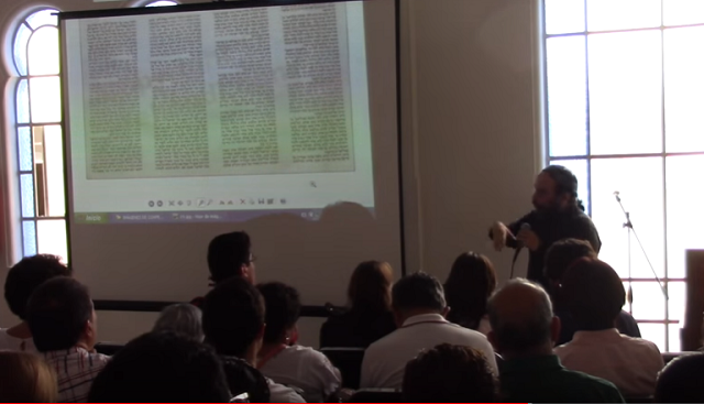 Simjat Torá: la Torá y el proceso de su escritura, con Irving Gatell (Sinagoga Justo Sierra, México, 4/10/2015)