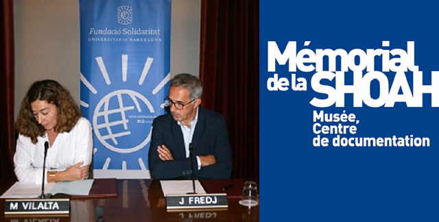 Cataluña firma un acuerdo con el Memorial de la Shoá de Francia para enseñar el Holocausto, con Isaac Levy