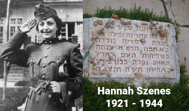 Hannah Szenes, paracaidista y poetisa