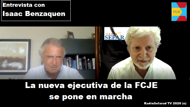 La nueva ejecutiva de la FCJE se pone en marcha, con su presidente Isaac Benzaquen