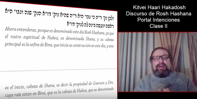 Estudiando el discurso de Haarí Hakadosh - Rosh Hashaná (2)