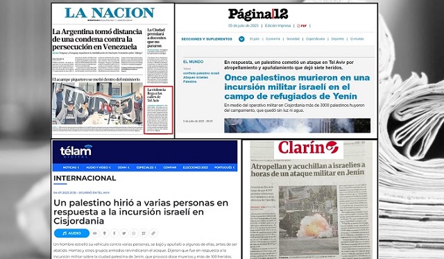 La información selectiva de la prensa sobre Israel