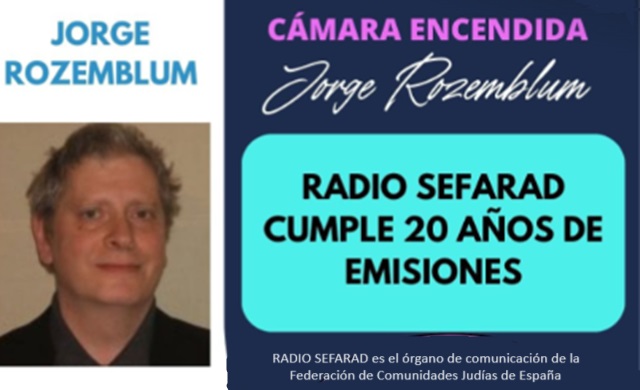 Radio Sefarad cumple 20 años de emisiones (online, FCJE, 13/3/2024)