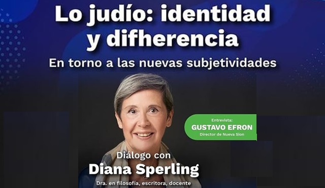 Pensamientos en torno a una charla de Diana Sperling sobre identidad, con Gustavo Efron