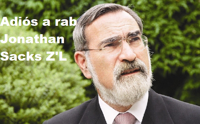 Adiós a Jonathan Sacks Z'L, con Rubén Lerner