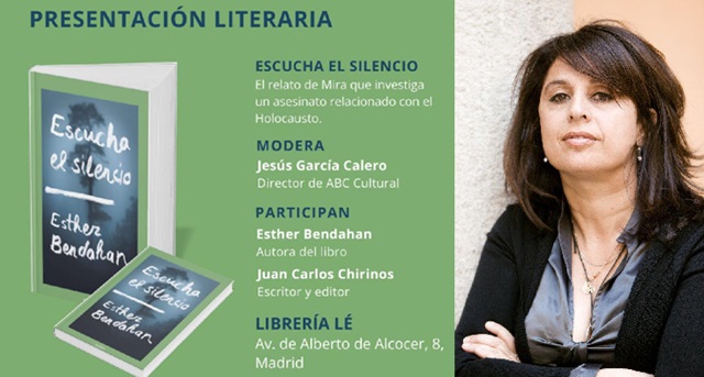 Presentación del libro "Escucha el silencio" de Esther Bendahan (Librería Le, Madrid, 28/11/2024)