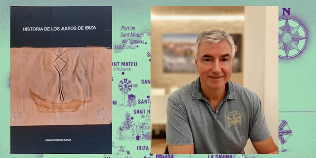"Historia de los judíos de Ibiza", con su autor Joaquín Madrid