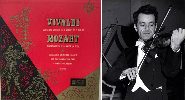 Alexander Schneider y un Divertimento de Mozart