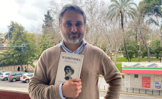 "Maimónides", con su autor Manuel Bermúdez Vázquez
