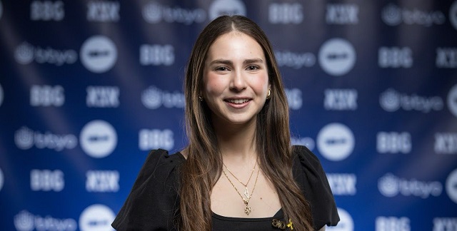 Con Mercedes Benzaquen, nuestra representante en BBYO-B’nai B’rith Youth Organization