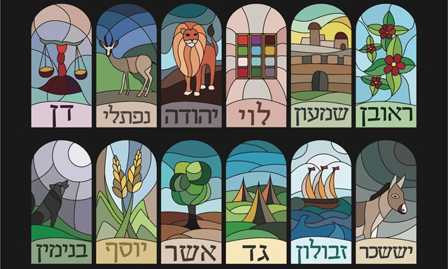 Doce columnas: una por cada uno de los hijos de Israel (Éxodo 24:1)