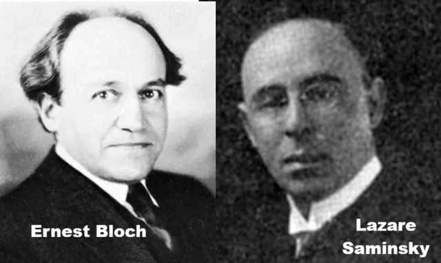 Saminsky y Bloch en chelo y piano