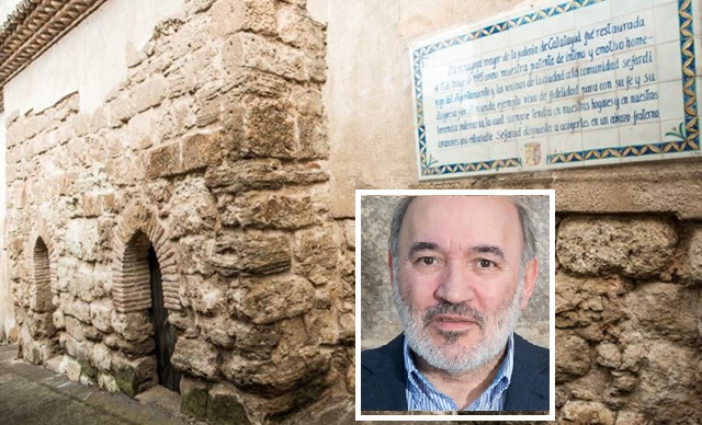 Primer encuentro de municipios aragoneses de la Red de Juderías en Calatayud, con su alcalde José Manuel Aranda