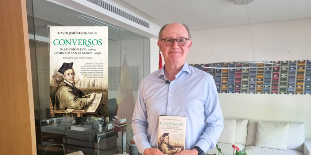 "Conversos", con su autor David Jiménez-Blanco