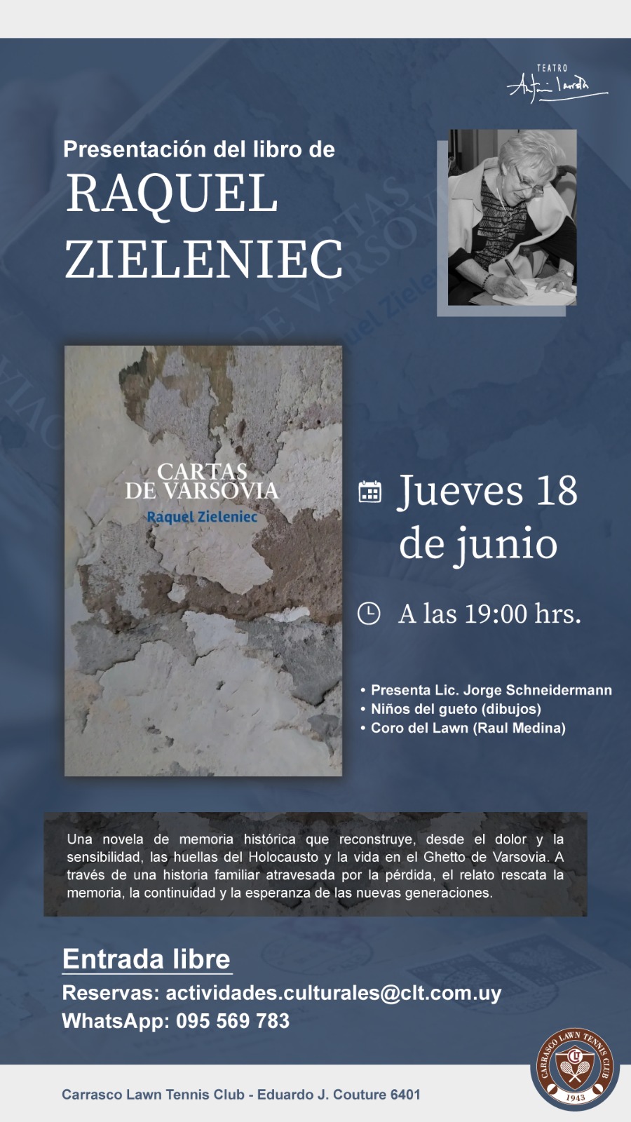 Charlamos con la autora de 'Cartas de Varsovia', Raquel Zieleniec