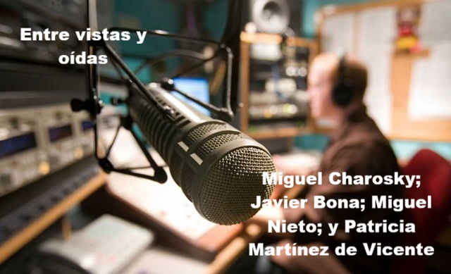 Julio 2004 (I): Miguel Charosky; Javier Bona; Miguel Nieto; y Patricia Martínez de Vicente