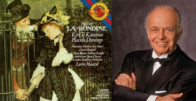 Puccini: "La golondrina", dirigida por Lorin Maazel
