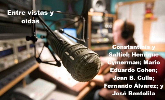Agosto 2005: Constantinis y Saltiel; Henrique Cymerman; Mario Eduardo Cohen; Joan B. Culla; Fernando Álvarez; y José Bentolila