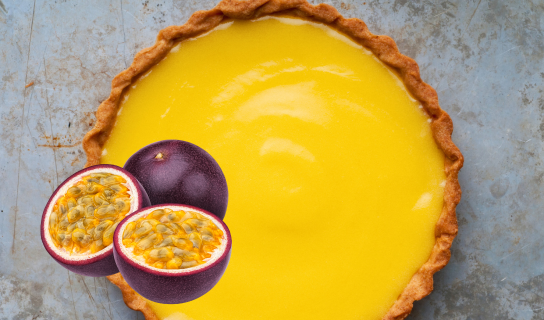 Tartaleta-tarta de fruta de la pasión...para enamorarse