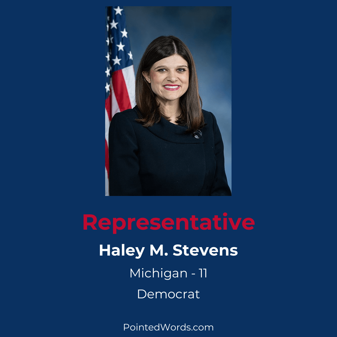 Profile of Democrat Representative Stevens from Michigan District 11