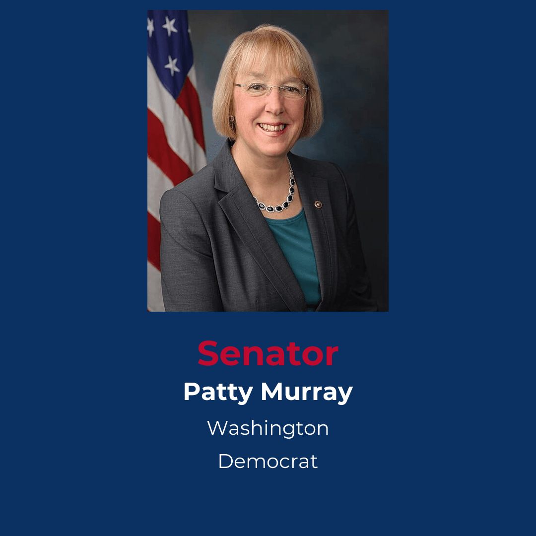 Profile of Democrat Senator Murray from Washington