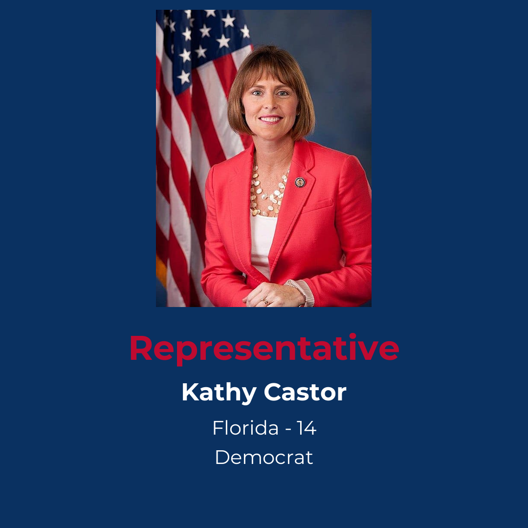 Profile of Democrat Representative Castor from Florida District 14
