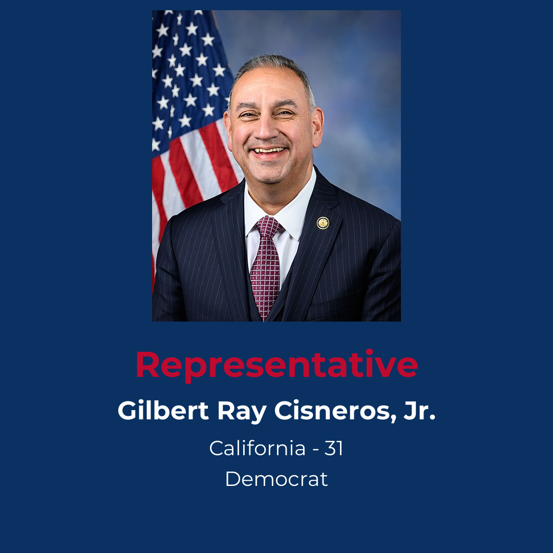 Profile of Democrat Representative Cisneros from California District 31