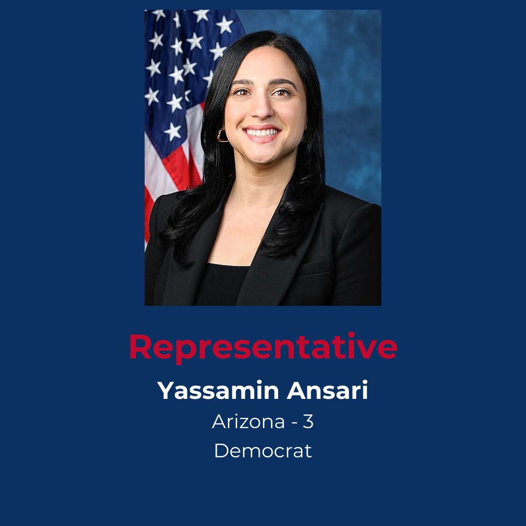 Profile of Democrat Representative Ansari from Arizona District 3