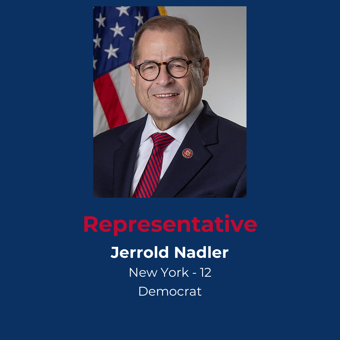 Profile of Democrat Representative Nadler from New York District 12