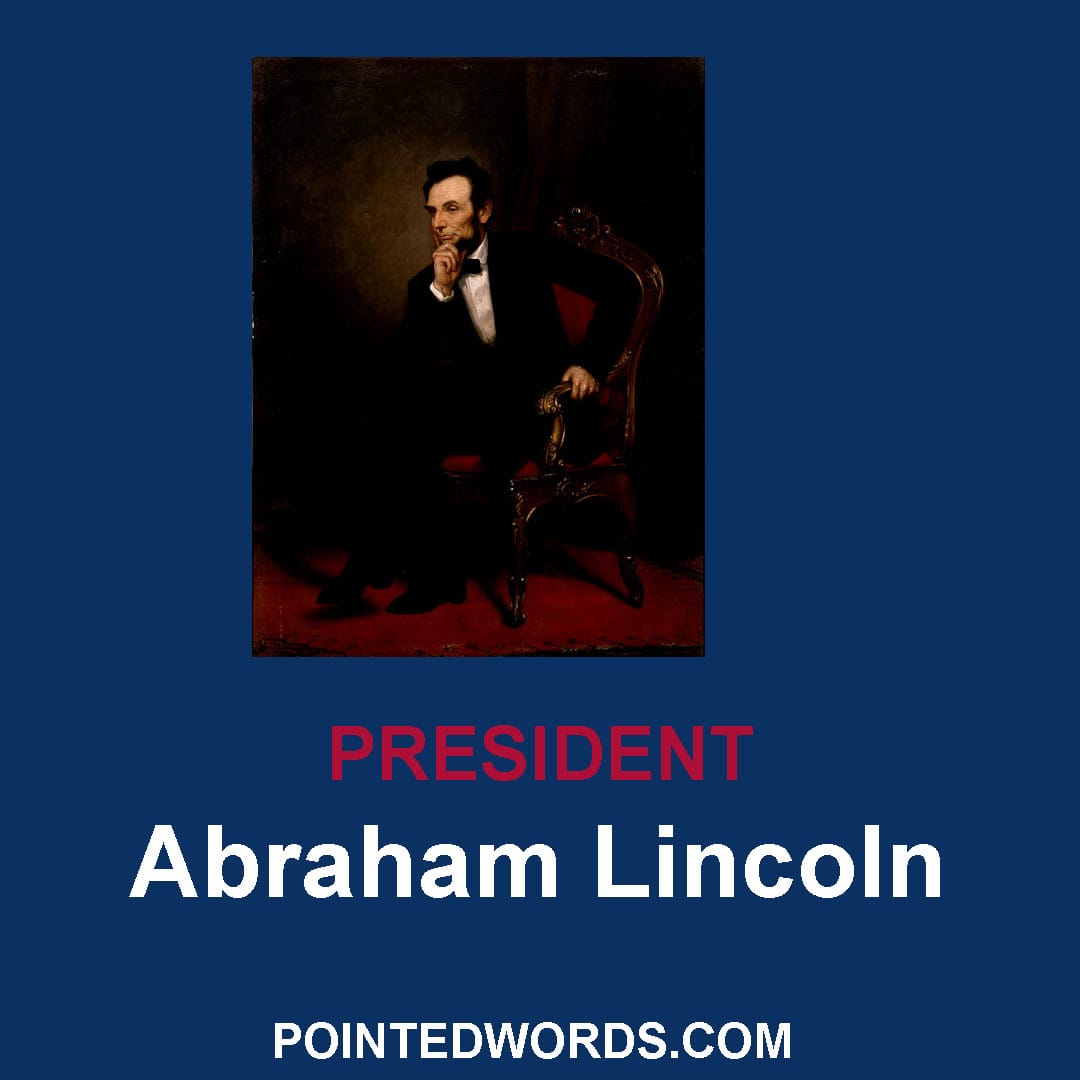 Profile of President Abraham Lincoln