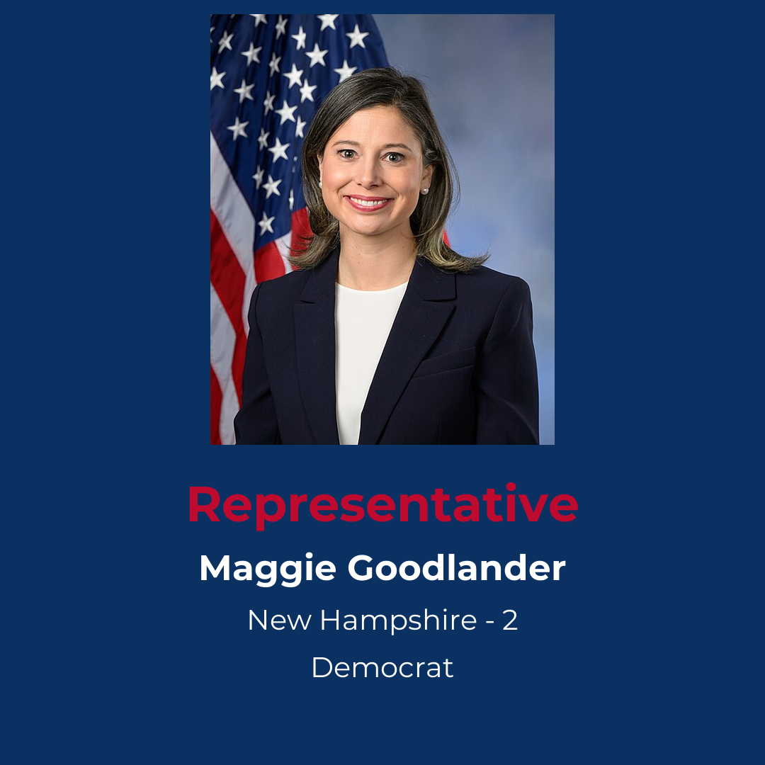 Profile of Democrat Representative Goodlander from New Hampshire District 2