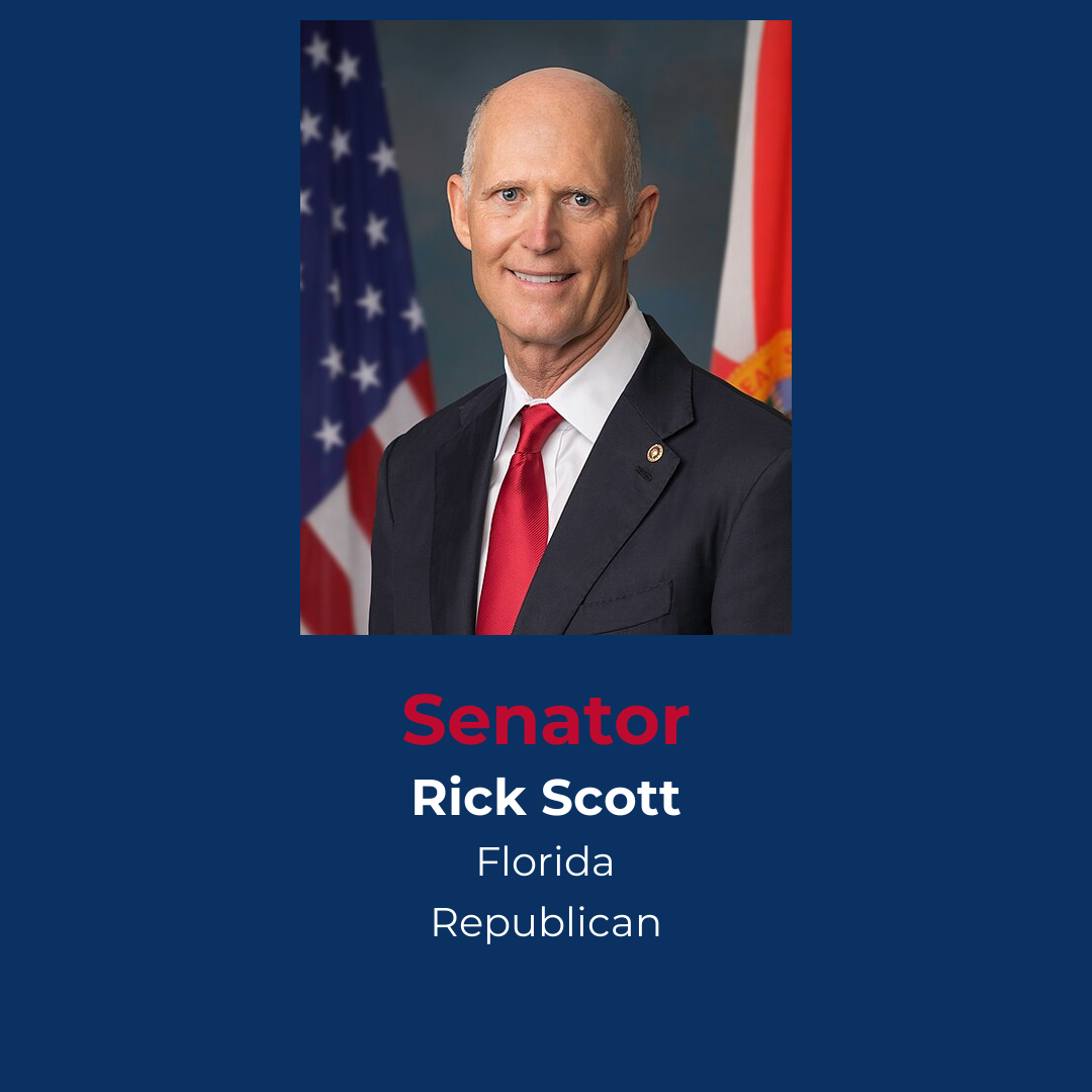 Profile of Republican Senator Scott from Florida