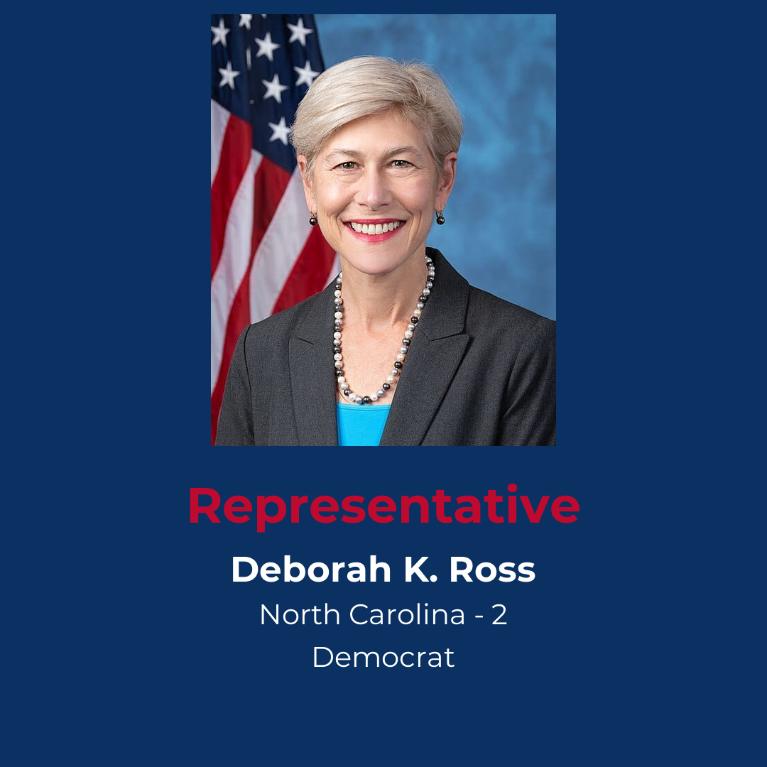 Profile of Democrat Representative Ross from North Carolina District 2