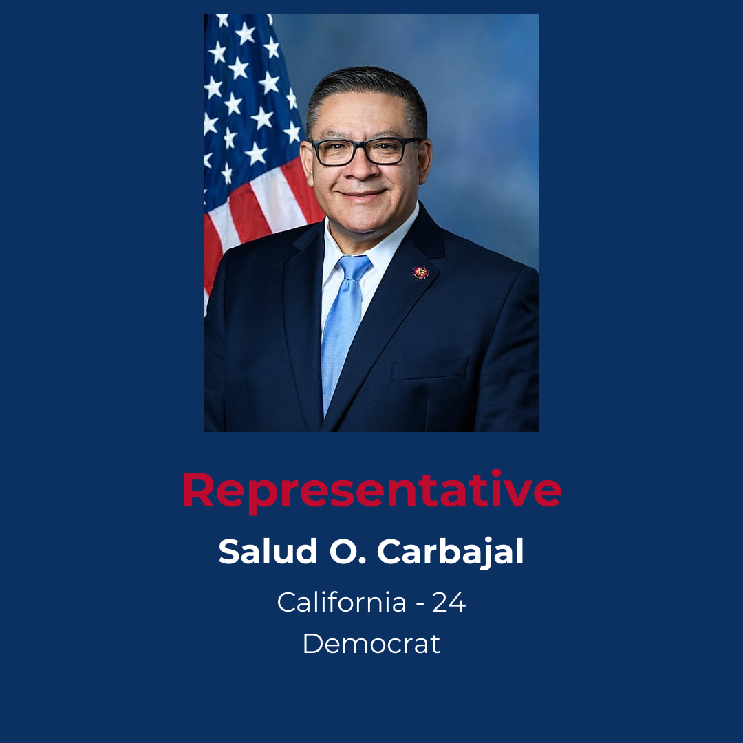Profile of Democrat Representative Carbajal from California District 24