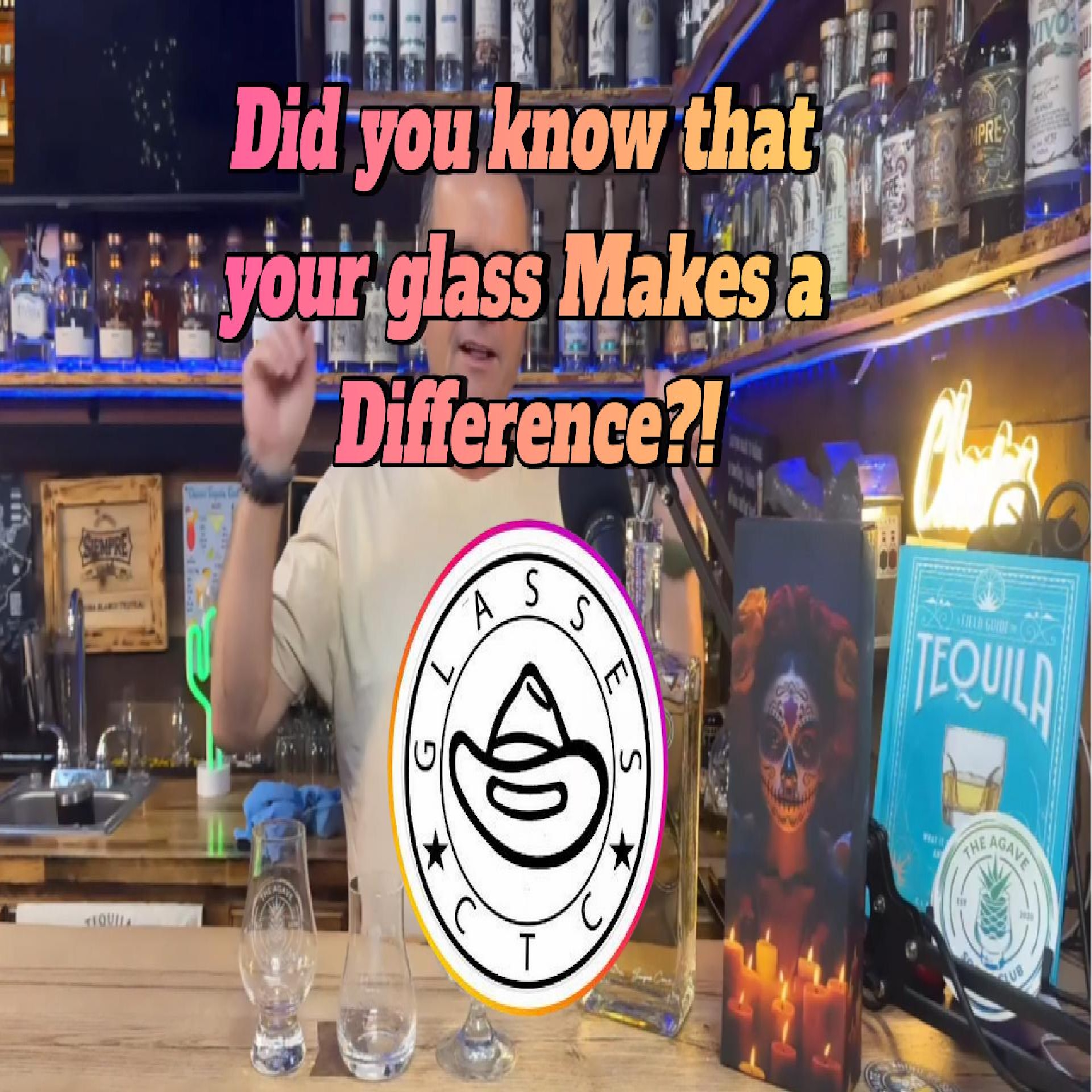 Did You Know Your Glass Makes a Difference?  Tequila Tasting with Yeyo Luna Joven! #tequilareviews