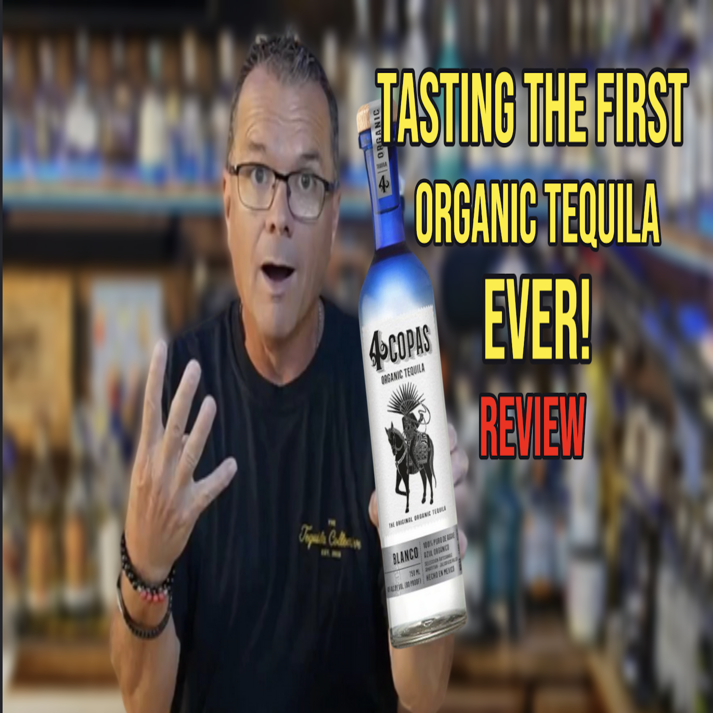 The Original Organic Tequila! 4 Copas Blanco Review | NOM 1480 History in a Bottle