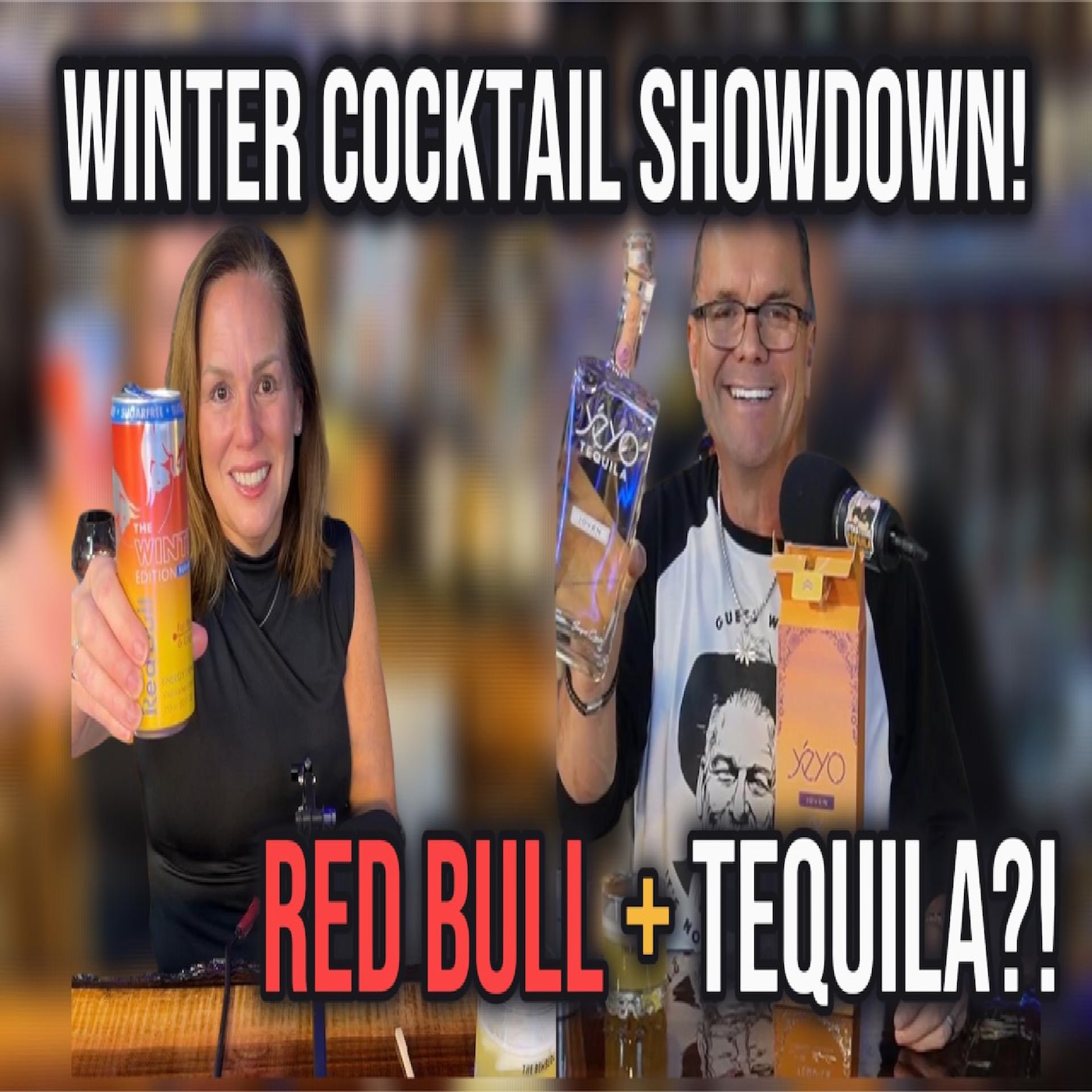 Red Bull + Tequila?! WINTER COCKTAIL SHOWDOWN!