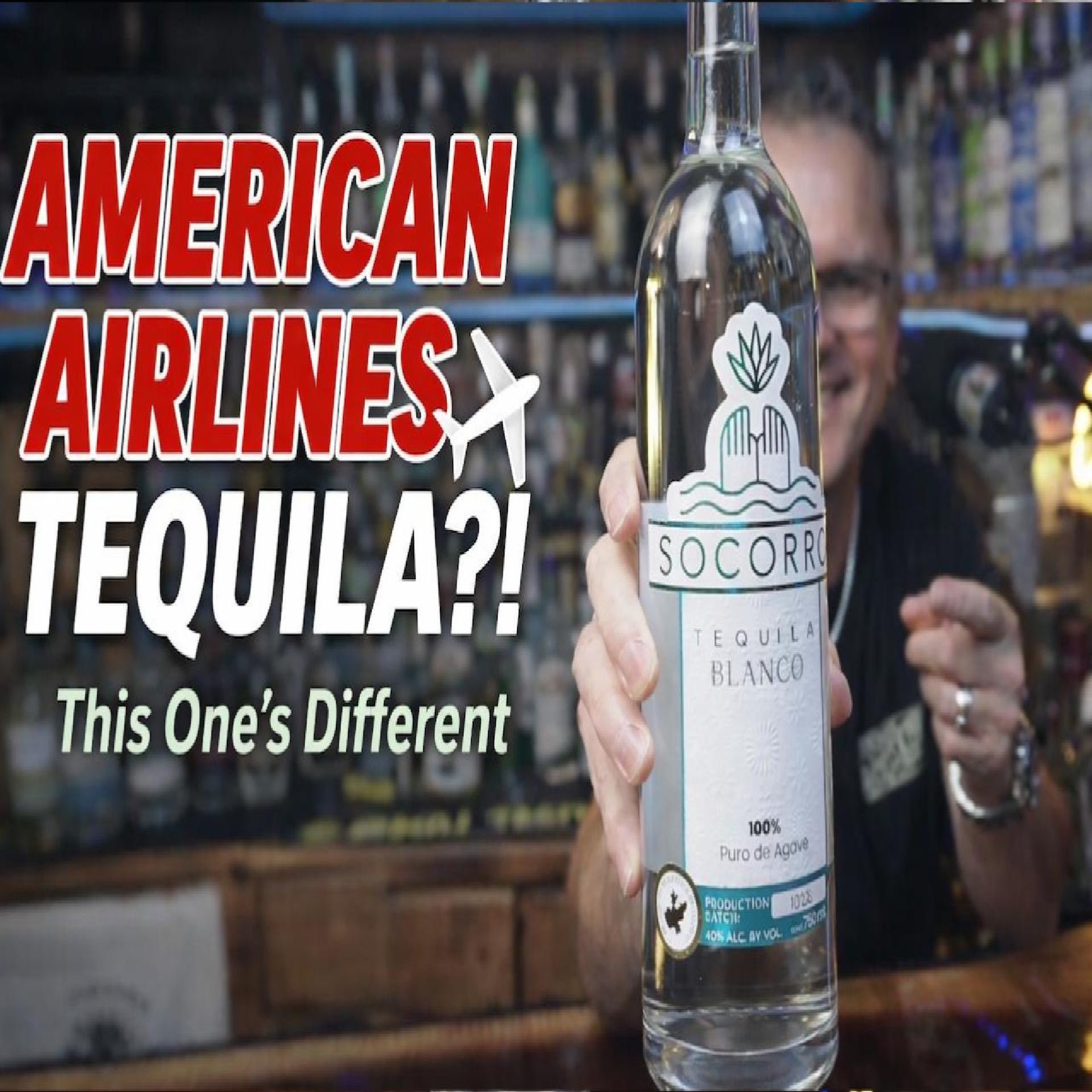 vAmerican Airlines’ Official Tequila?! | Socorro Tequila Blanco Review (Additive-Free)