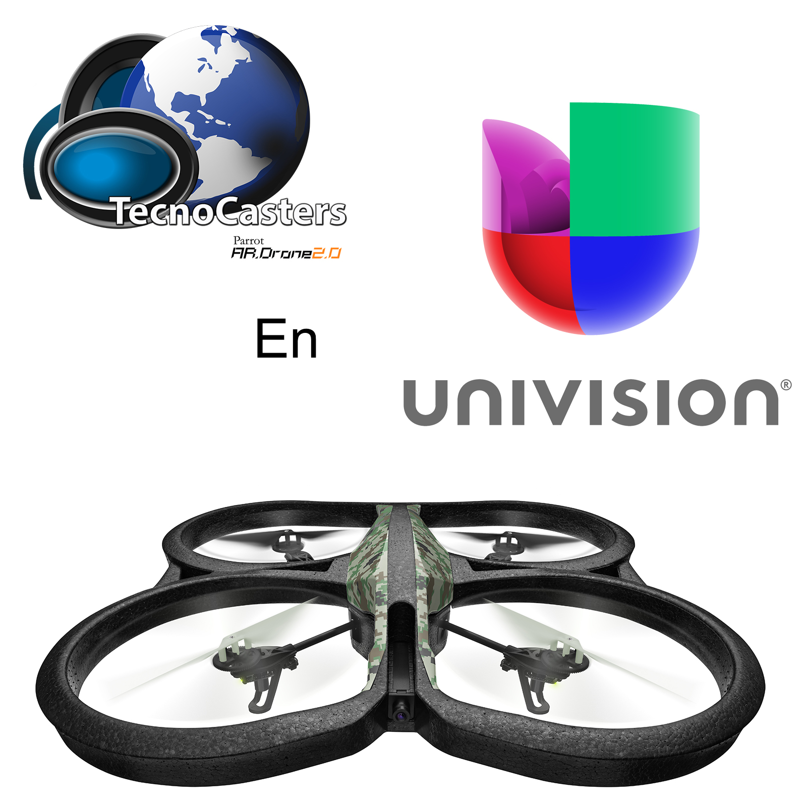 Drone de visita en Univision 45