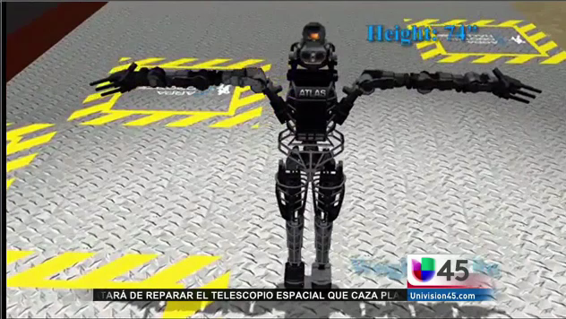 El Robot Atlas para Zonas de Desastre - Segmento Univision 45