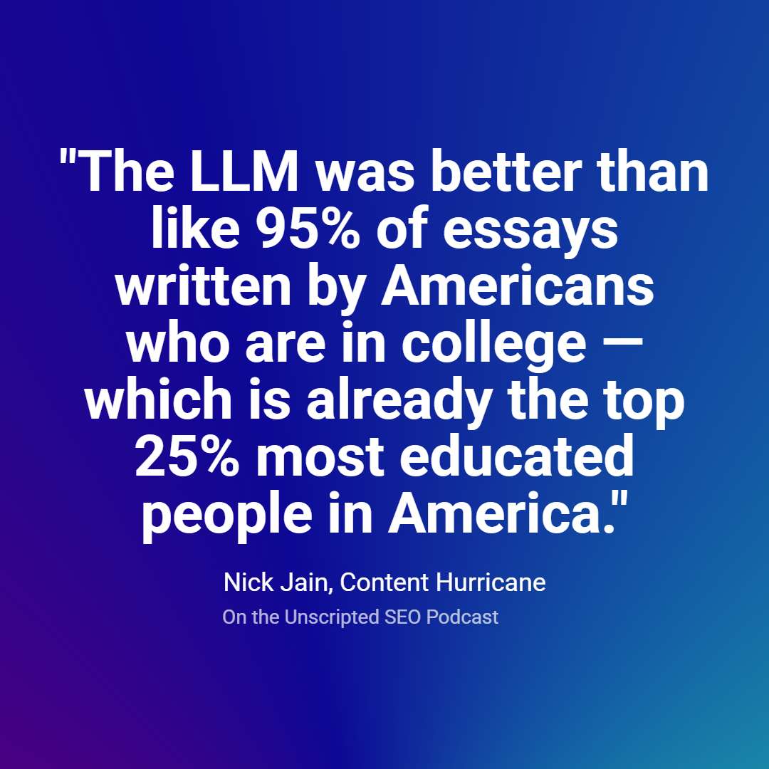Nick Jain & Leveraging Ai Content Intelligently
