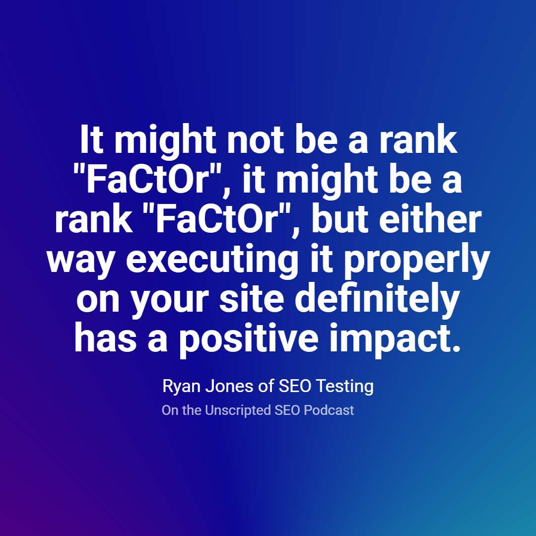 What's ACTUALLY Working In SEO? Ryan Jones Is Testing The Waters For Us All