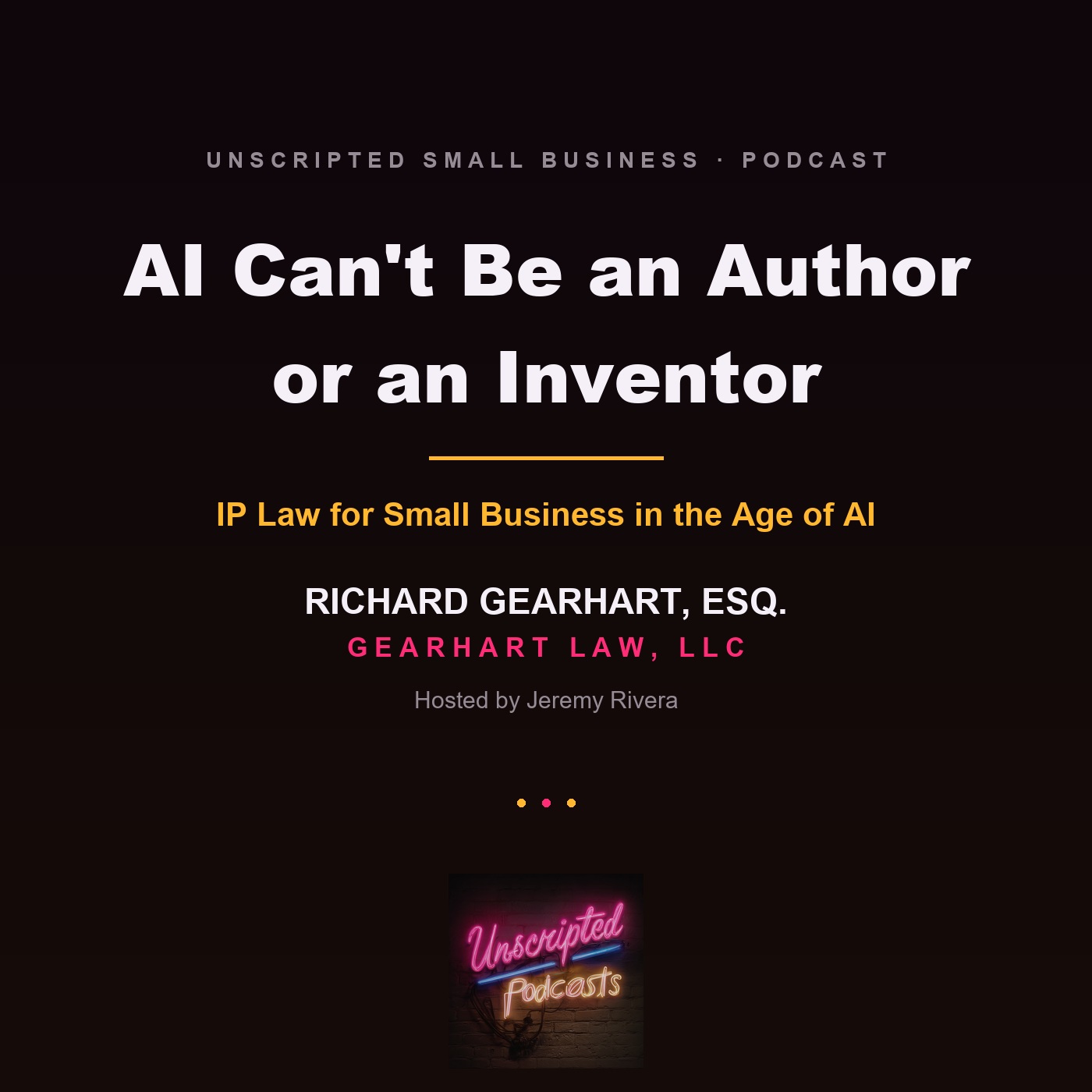 AI Can't Be an Author or an Inventor - IP for Small Business