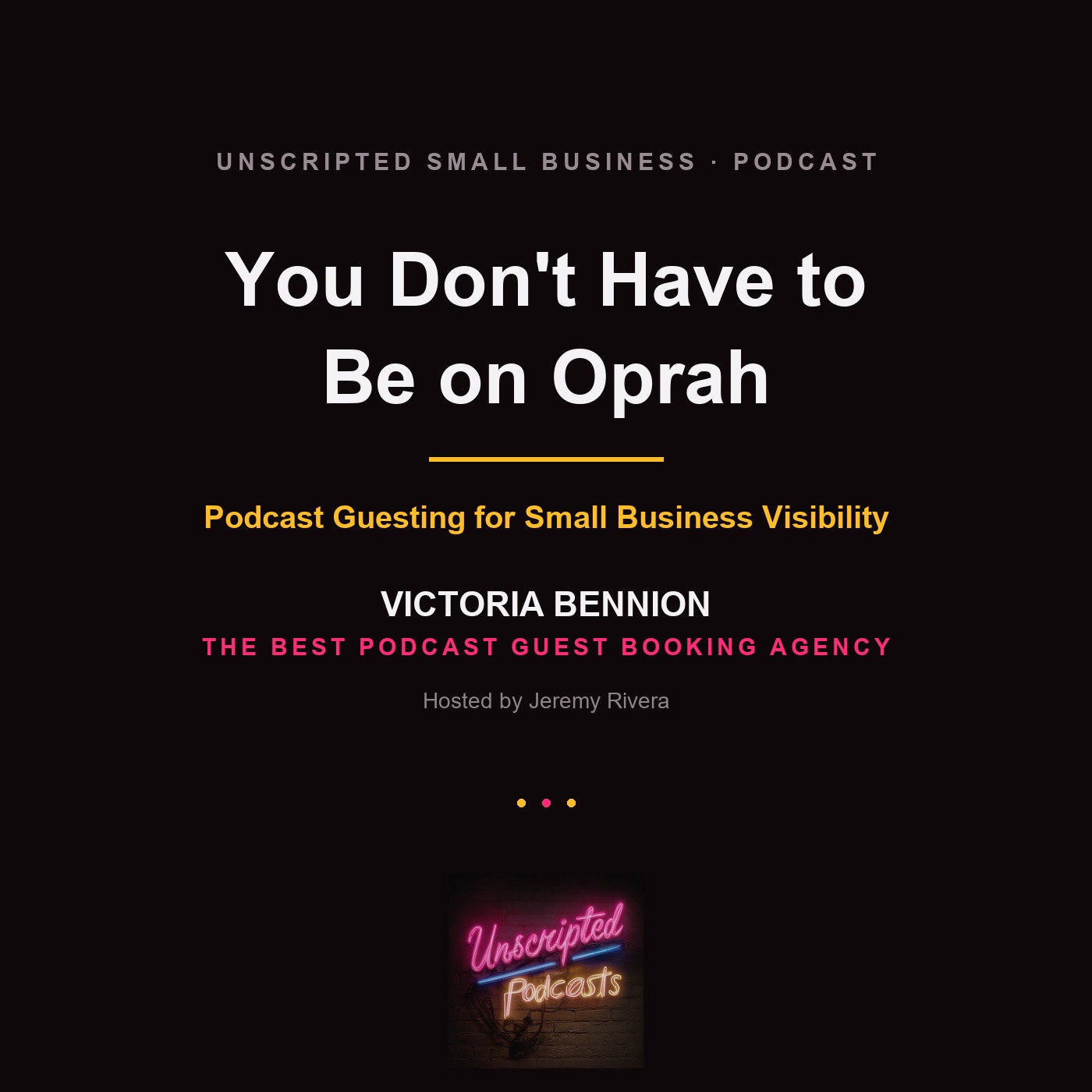 Why Podcast Guesting Beats Chasing Oprah - Victoria Bennion