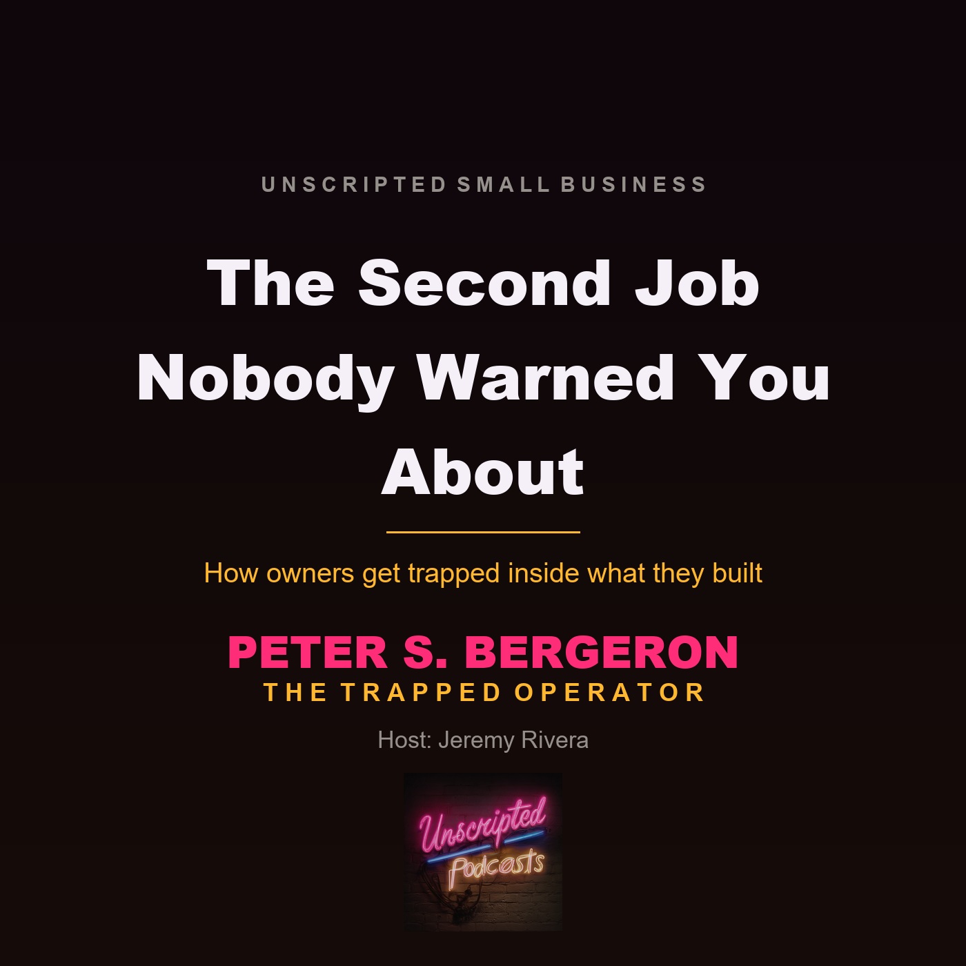 The Second Job Nobody Warned You About - Peter S. Bergeron