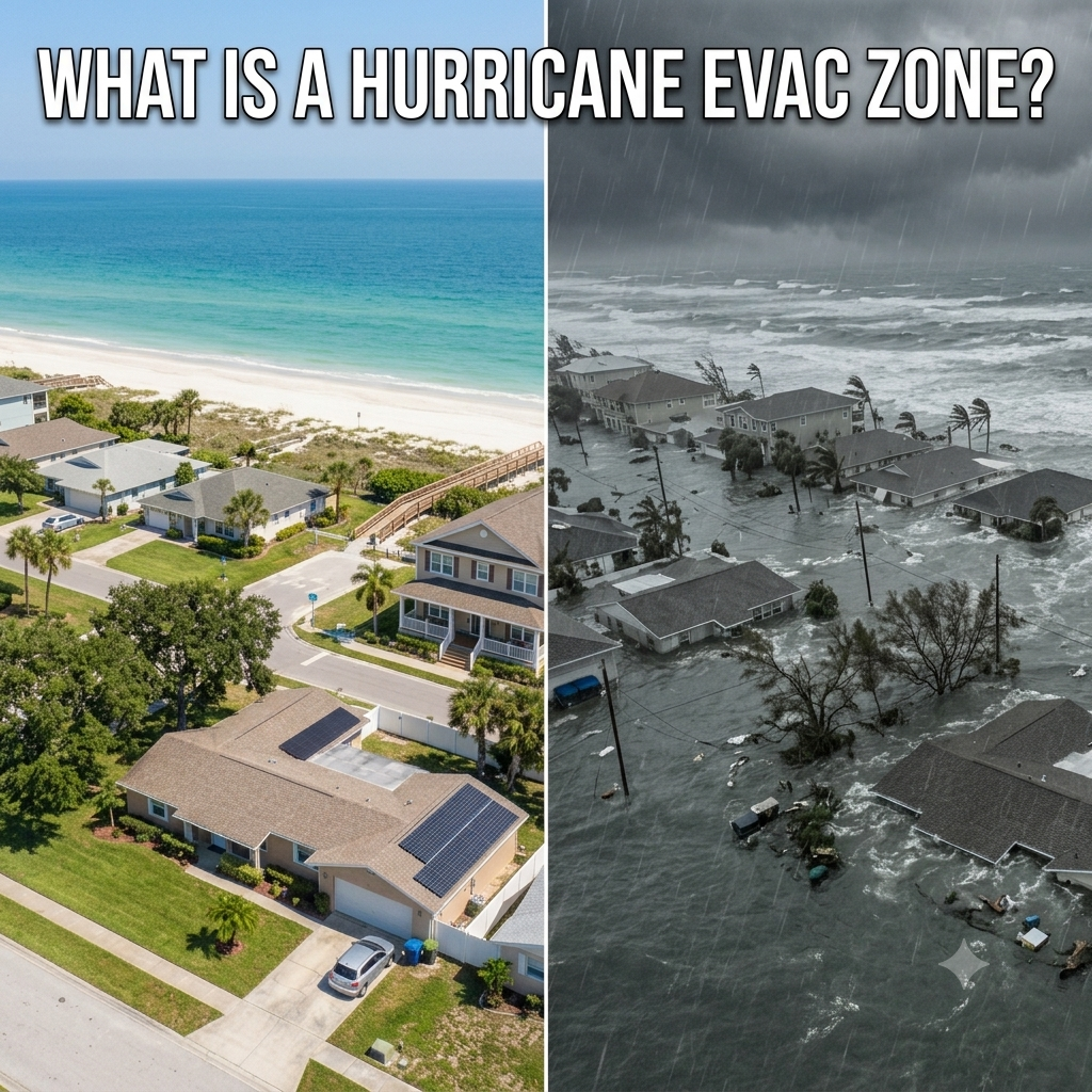 Lesson from Free Course Hurricane Plan 101  - What is a hurricane evacuation zone?