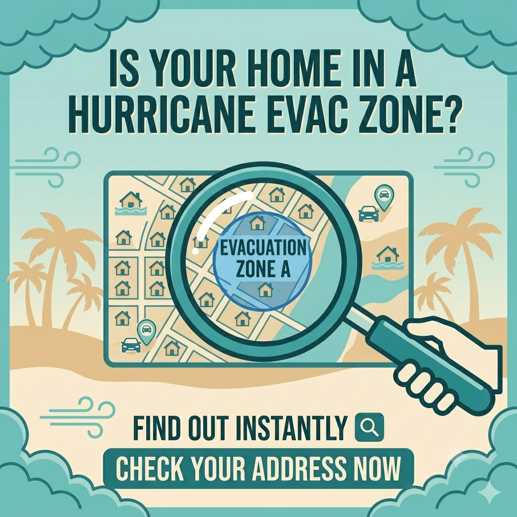 Third Lesson from our Course Hurricane Plan 101 - Is My Home In a Hurricane Evacuation Zone?