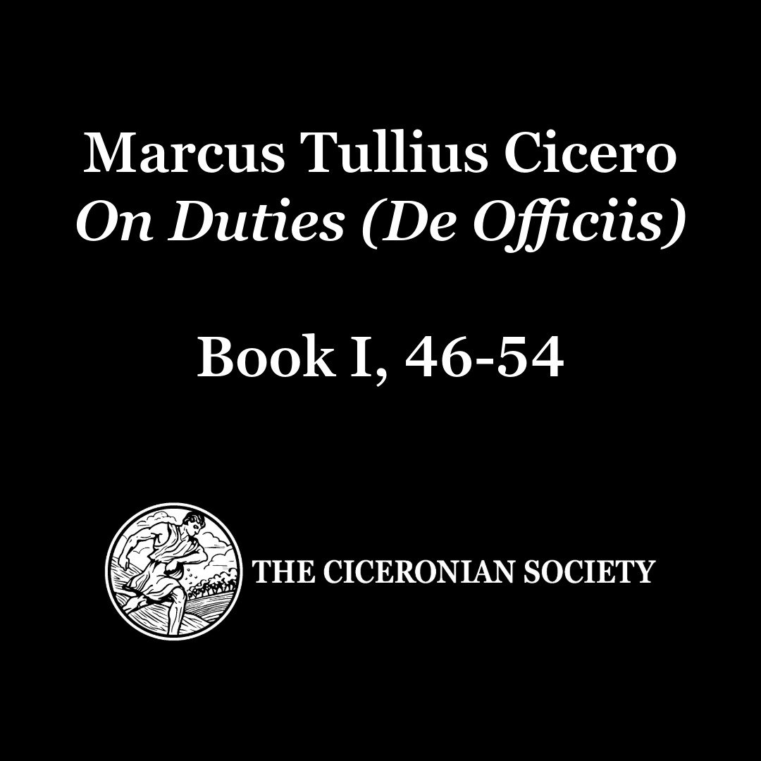 Cicero On Duties, Episode 10 - Liberality, Generosity (2) Cicero On Duties, Episode 10 - Liberality, Generosity (2)